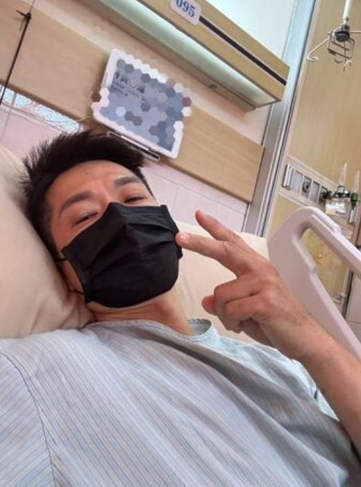 黃米澤開刀切除膽囊。(圖/翻攝黃米澤IG)